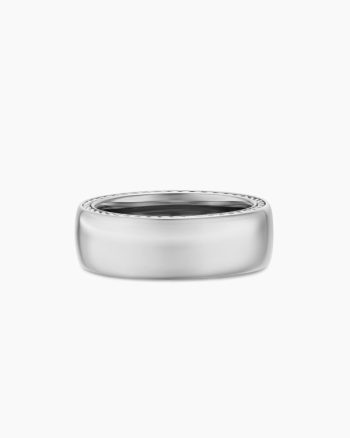 Streamline® Band Ring|Platinum, 8mm