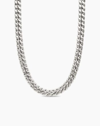 Curb Chain Necklace|Sterling Silver, 11.5mm