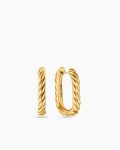 DY Madison® Cable Hoop Earrings|18K Yellow Gold, 24.3mm