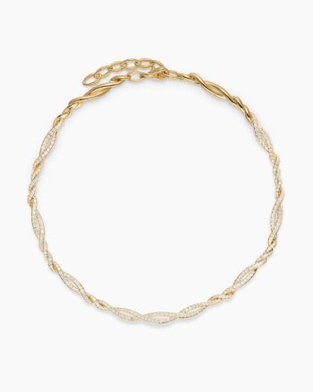 Wisteria® Necklace|18K Yellow Gold with Diamonds, 6mm