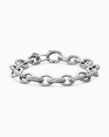 Oval Link Chain Bracelet|Sterling Silver, 10mm