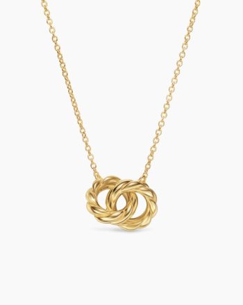 Sculpted Cable Chain Necklace|18K Yellow Gold, 9mm