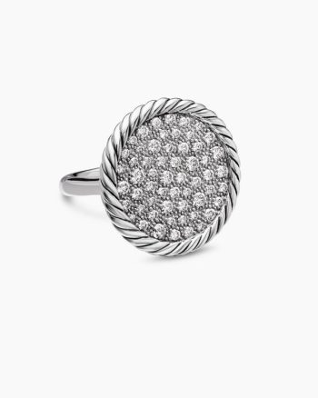 DY Elements® Ring|Sterling Silver with Diamonds, 21.2mm