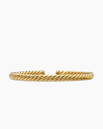Modern Oval Cablespira® Bracelet|18K Yellow Gold, 4.5mm
