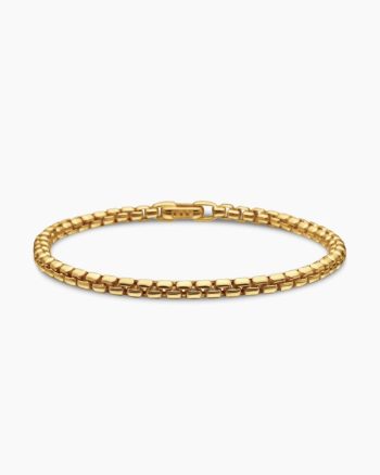 DY Bel Aire Box Chain Bracelet|18K Yellow Gold, 4mm
