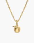 Petite Apple Amulet|18K Yellow Gold, 10.1mm