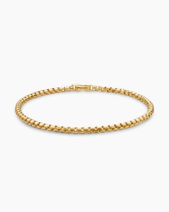 DY Bel Aire Box Chain Bracelet|18K Yellow Gold, 2.7mm
