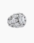 Liberty Dome Ring|White Gold with Diamonds