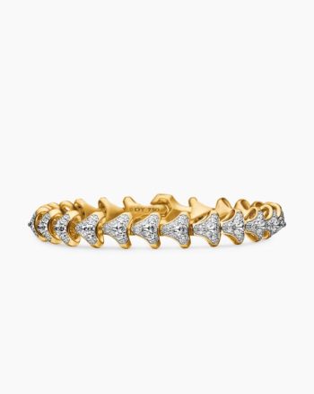 Armory® Link Bracelet|18K Yellow Gold with Diamonds, 9.5mm