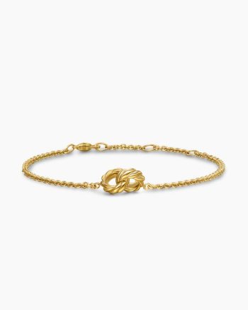 Sculpted Cable Chain Bracelet|18K Yellow Gold, 8mm