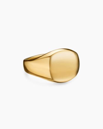 Streamline® Pinky Ring|18K Yellow Gold, 14mm