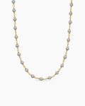 Spiritual Beads Necklace|18K Yellow Gold with Diamonds, 6mm