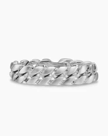 Curb Chain Bracelet|Sterling Silver, 18mm