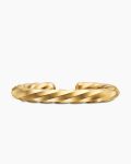 Cable Edge® Cuff Bracelet|18K Yellow Gold, 9mm