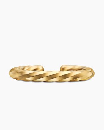 Cable Edge® Cuff Bracelet|18K Yellow Gold, 9mm