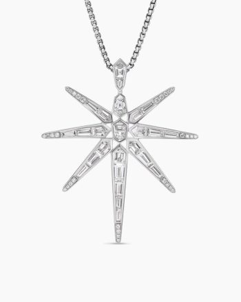 Liberty Pendant|White Gold with Diamonds