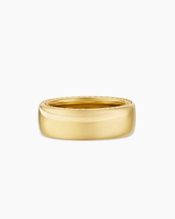 Streamline® Band Ring|18K Yellow Gold, 8mm