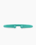 Classic Cable Bracelet|Turquoise Aluminum, 4mm
