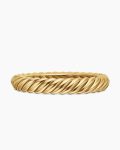Sculpted Cable Bracelet|18K Yellow Gold, 10mm