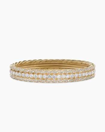 Floating Diamonds Bracelet|Yellow Gold