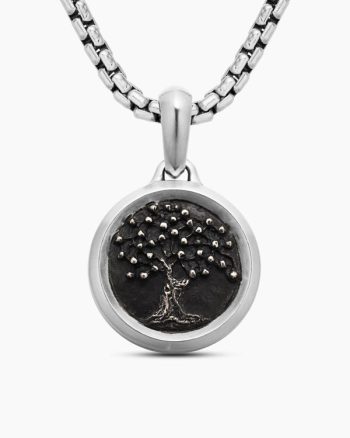 Tree of Life Amulet|Sterling Silver with Bronze, 22.8mm