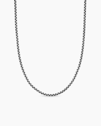 Box Chain Necklace|Sterling Silver, 2.7mm