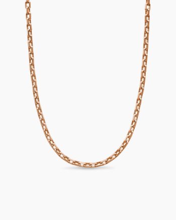 Streamline® Link Necklace|18K Rose Gold, 5.5mm