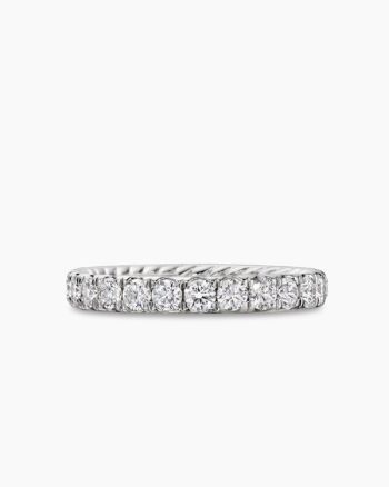 DY Eden Band Ring|Platinum with Diamonds, 2.8mm
