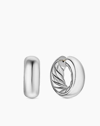 DY Mercer® Hoop Earrings|Sterling Silver, 24.7mm