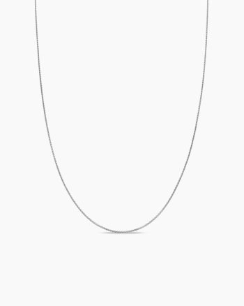 Box Chain Necklace|Sterling Silver, 1.25mm