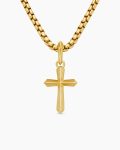 Cross Amulet|18K Yellow Gold, 19mm