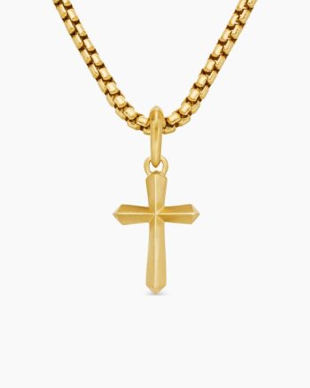 Cross Amulet|18K Yellow Gold, 19mm