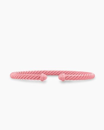 Classic Cable Bracelet|Pink Aluminum, 4mm