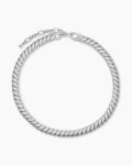 Sculpted Cable Necklace|Sterling Silver, 8.5mm