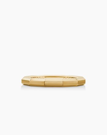 DY Delaunay Faceted Band Ring|18K Yellow Gold, 2.5mm