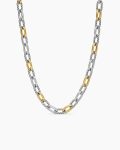 DY Madison® Chain Necklace|Sterling Silver with 18K Yellow Gold, 8.5mm