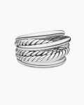 Crossover Ring|Sterling Silver, 14.7mm