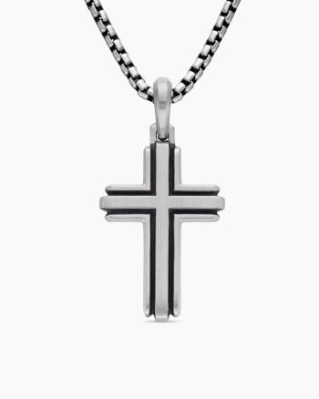 Cross Pendant|Sterling Silver, 34mm