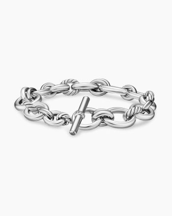 DY Mercer® Chain Bracelet|Sterling Silver with Diamonds, 8mm