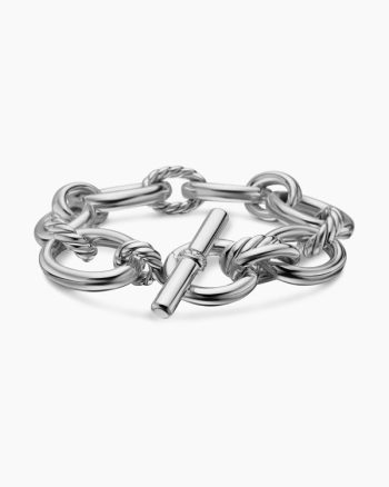 DY Mercer® Chain Bracelet|Sterling Silver with Diamonds, 20mm