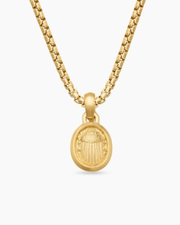 Petrvs® Scarab Pendant|18K Yellow Gold, 14mm