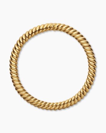 Sculpted Cable Necklace|18K Yellow Gold, 14mm