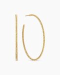 Cablespira® Hoop Earrings|18K Yellow Gold, 55mm