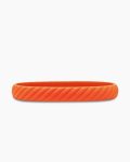 Cable Bracelet|Orange Rubber, 10mm
