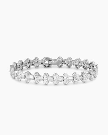 Men's Armory Bracelet|Platinum with Diamonds